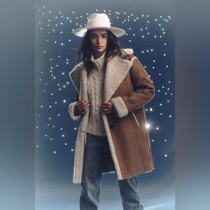 Anthropologie Avec Les Filles Faux-Shearling Coat (Medium)